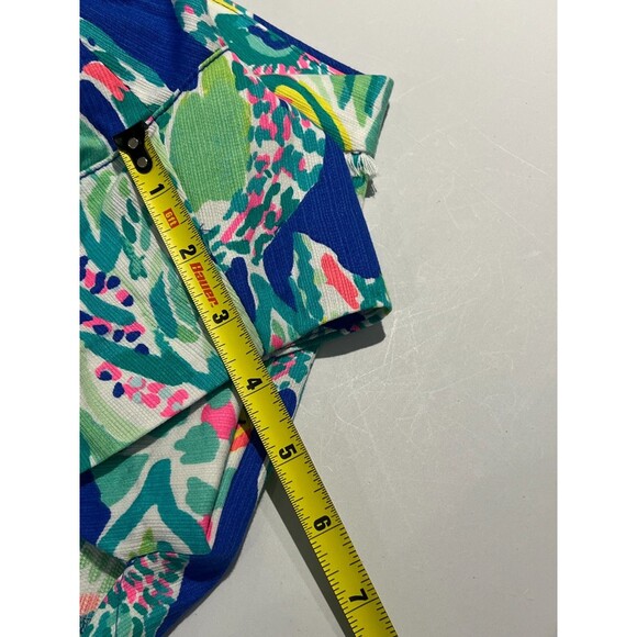 Lilly Pulitzer Size 0 Beckon Blue Wake Up Call Shorts NWT - Picture 6 of 7
